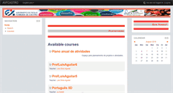 Desktop Screenshot of moodle.efcastro.pt