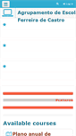 Mobile Screenshot of moodle.efcastro.pt